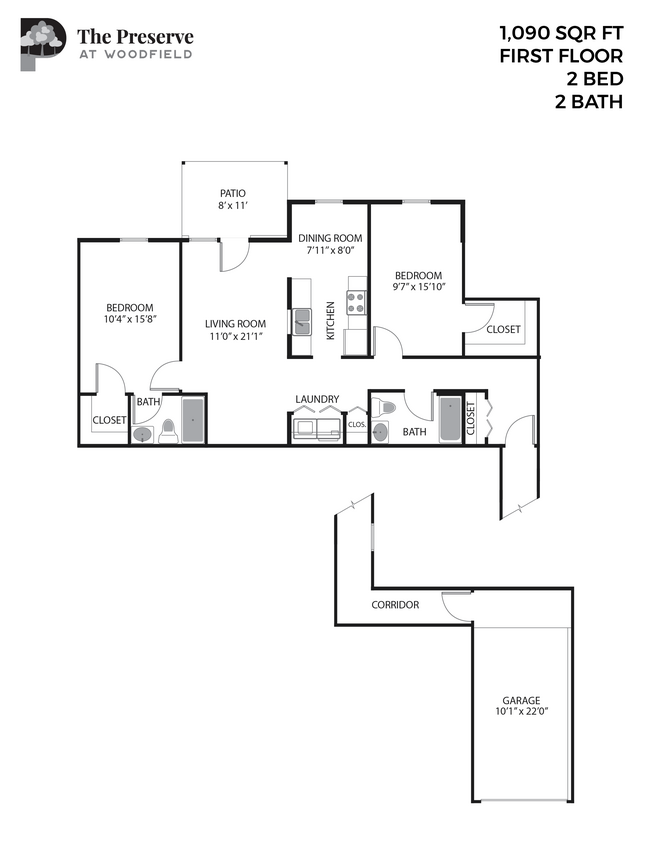 Floorplan - The Preserve at Woodfield