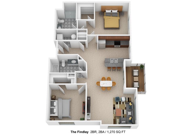 Floorplan - DeSales Flats Apartments*