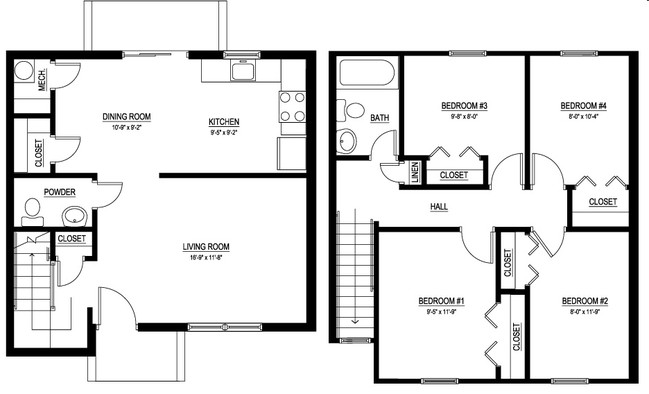 4BR/1.5BA - Dorchester Square Apartments