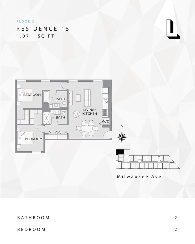 Floorplan - L Logan Square Apartments