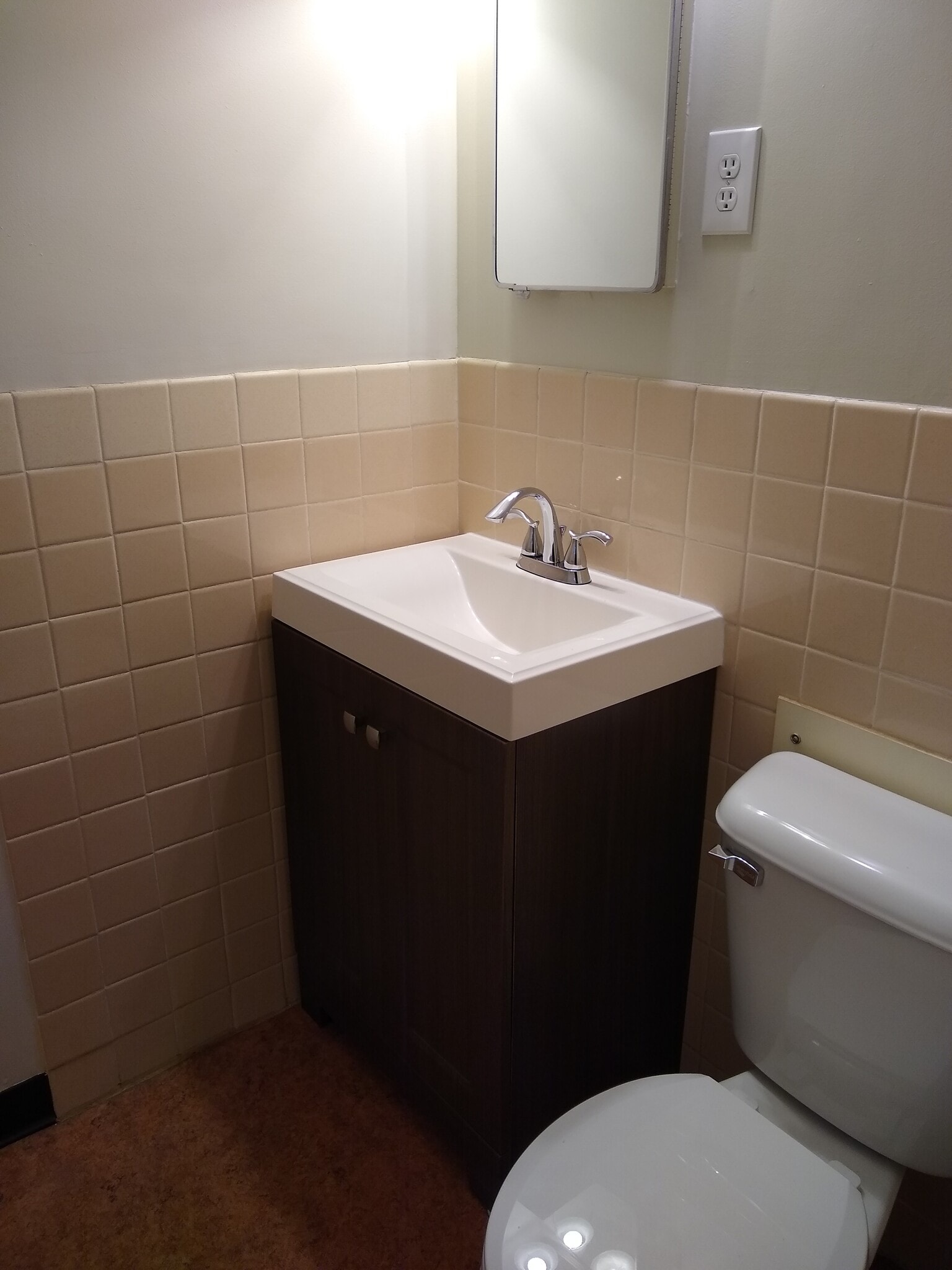first floor half bathroom - 4553 Cedar Ave S