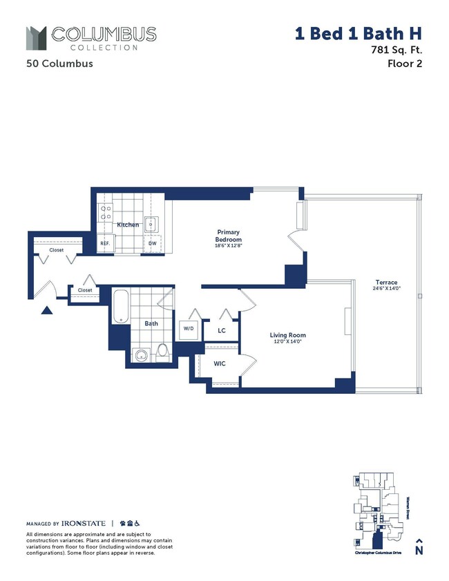 Floorplan - 50 Columbus