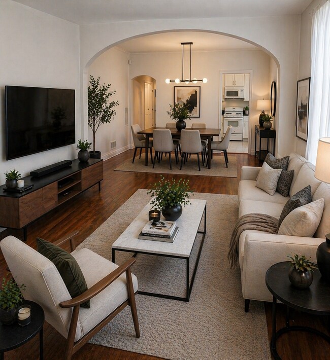 Living Rm/ Dining Rm - 1108 Cardiff Ave