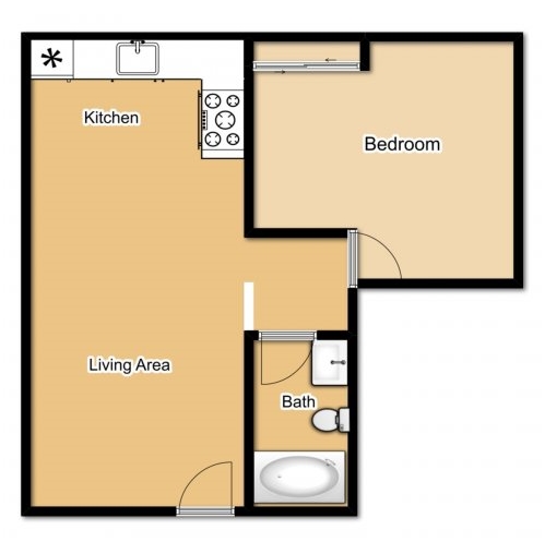 1BR/1BA - Mountain Shadow