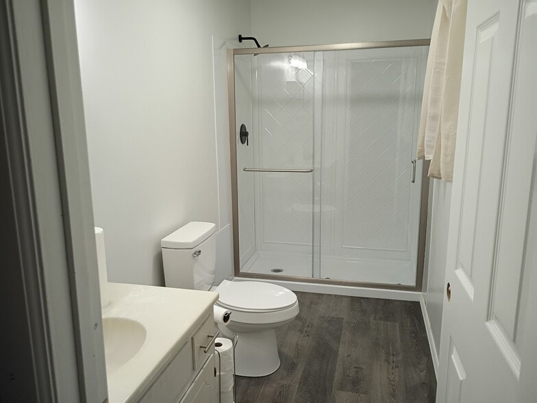 New tall toilet - 384 Highland Dr