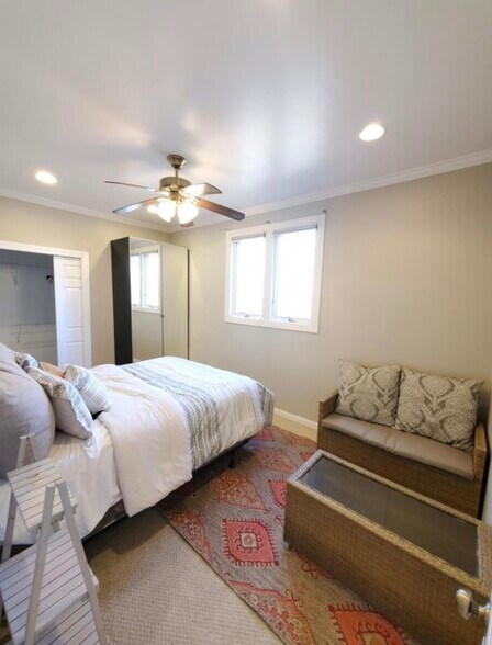 primary room has flooring now - 5638 W Lawrence Ave