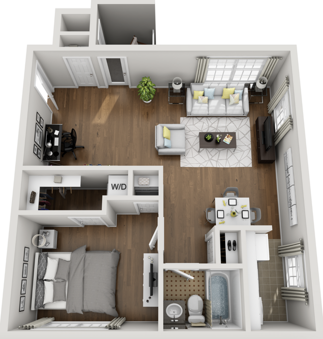 Floorplan - Crestwood Place Apartments