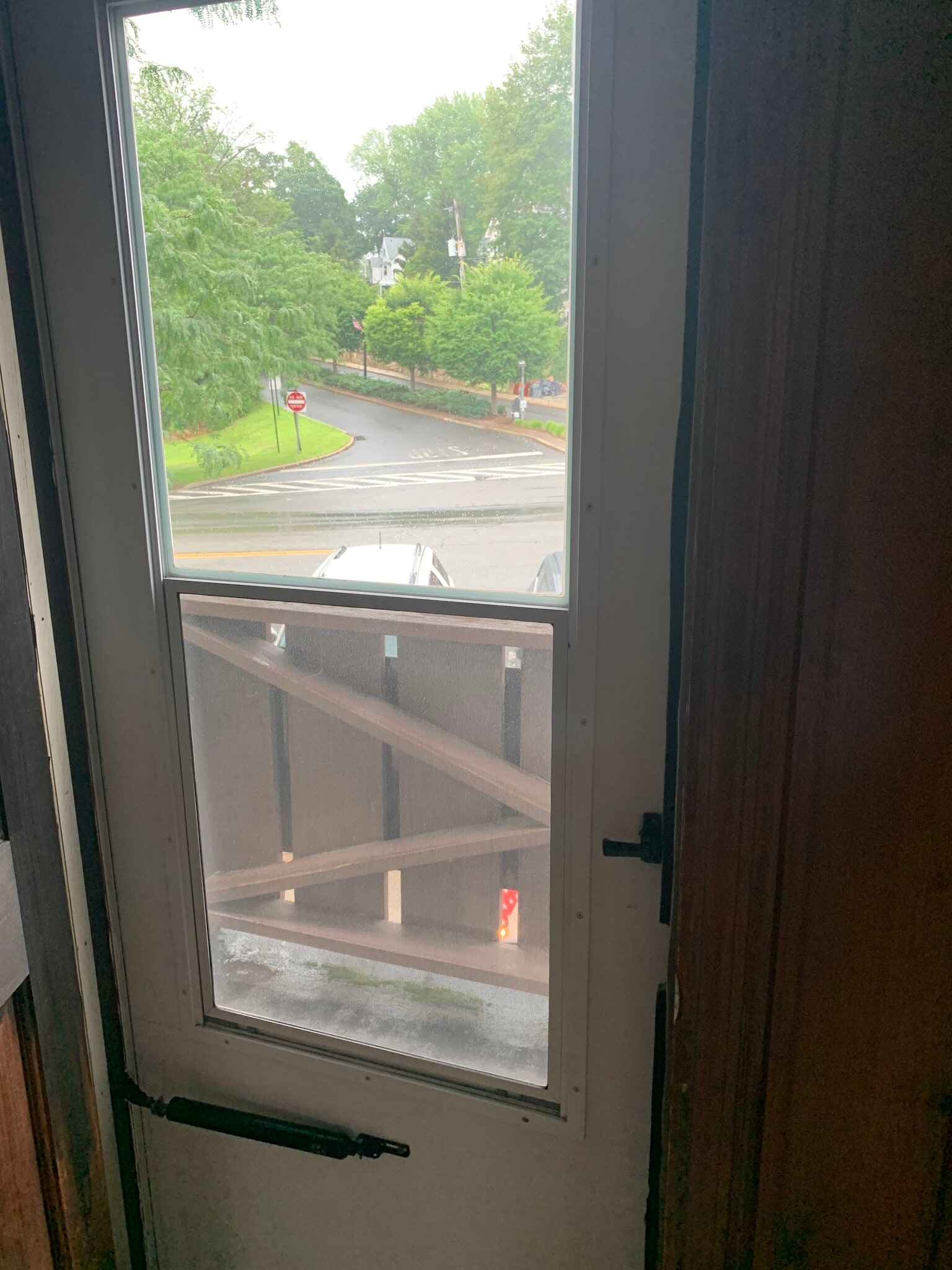 Door to small deck - 20 White Deer Plz