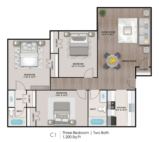 Floorplan - The Greens on 5th