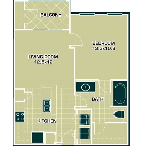 1BR/1BA - Cumberland on Granbury