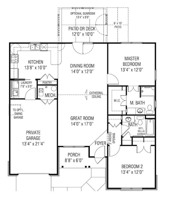 2BR/2BA - Willow Brook at Delaware Run