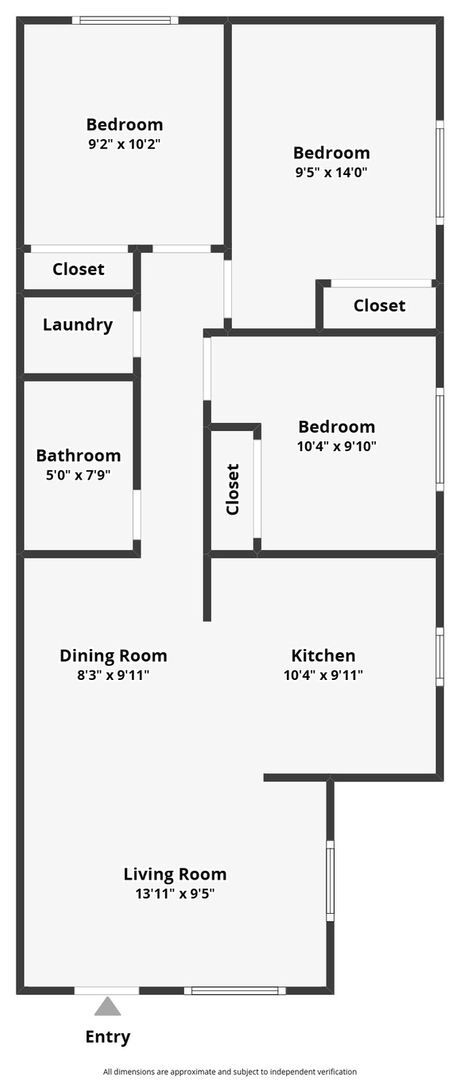 Building Photo - 3 Bedroom 1 bath Unit -