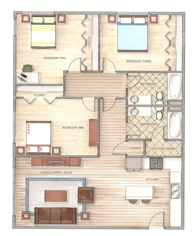 Floorplan - Urban Flats North