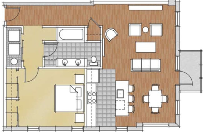 1BR/1BA - e5w Building