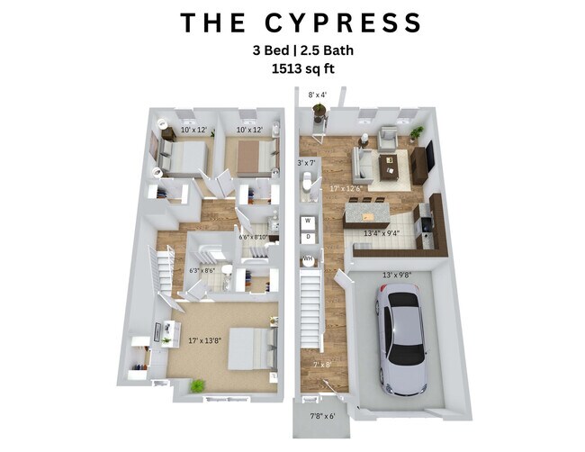 Floorplan - Sycamore Heights Townhome