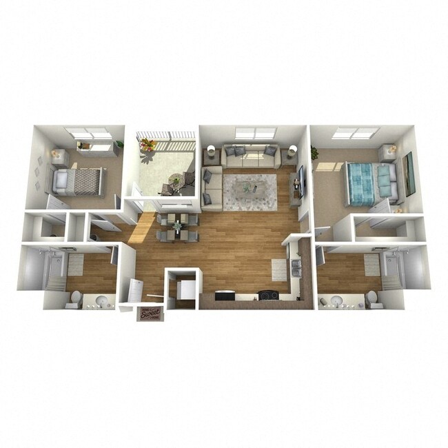 Floorplan - Oxnard Town Square 12