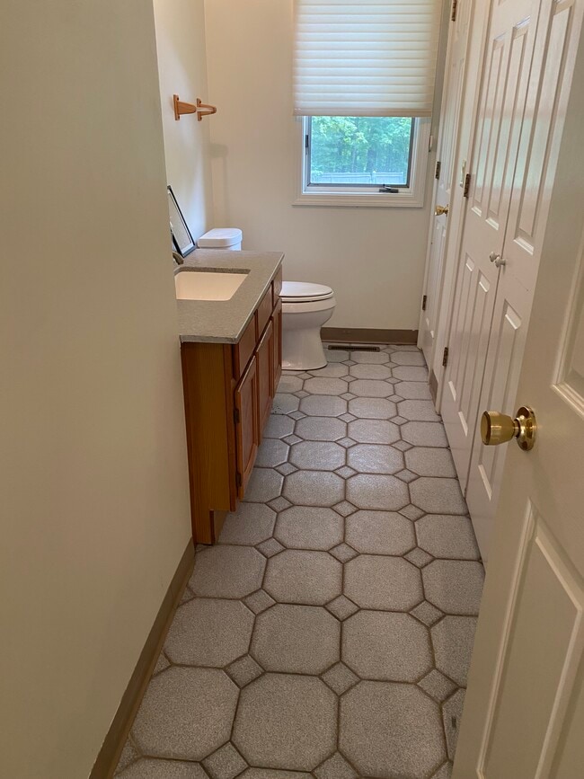 Downstairs 1/2 bath with W/D - 135 Courtyard Ln