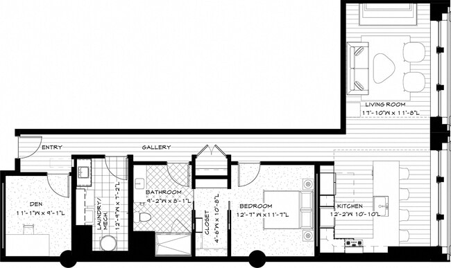 Floorplan - Residences at Halle