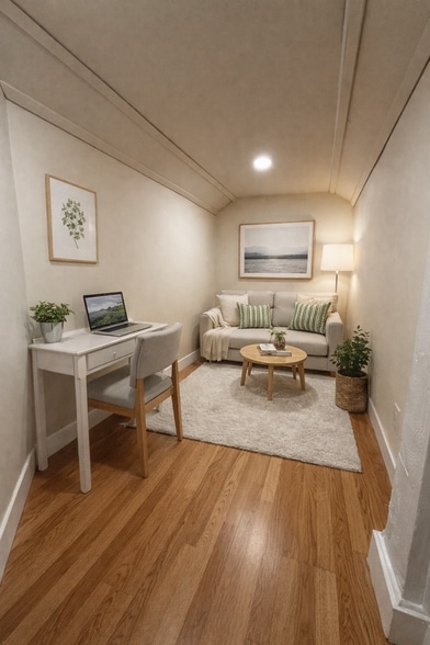 Virtually staged 2 bdr/office - 3201 Grand Ave