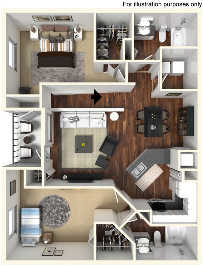 Floorplan - Rivertree Apartments