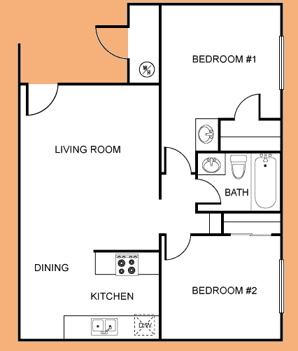 2BR/1.25BA - Deerfield Village on Fort Lowell