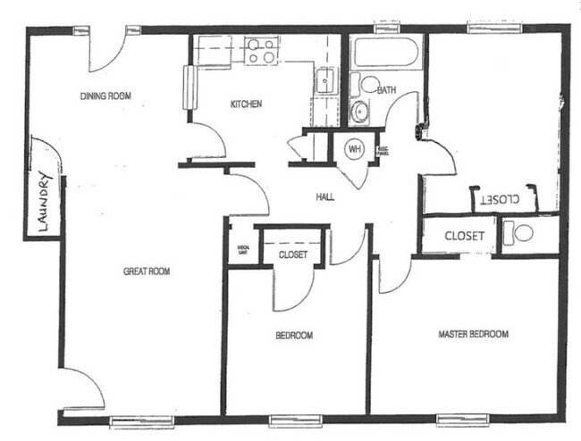 Floorplan - Cascades on the River