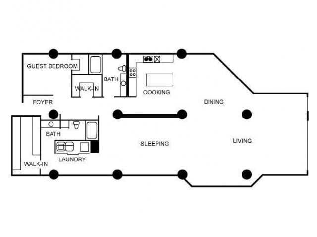 Floorplan - South Side on Lamar