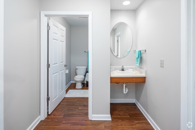 4BR, 2BA - Model - 1,200SF - Bathroom - Eagle Village - Historical Access