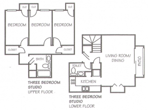 Three Bedroom - Woods of Haltom