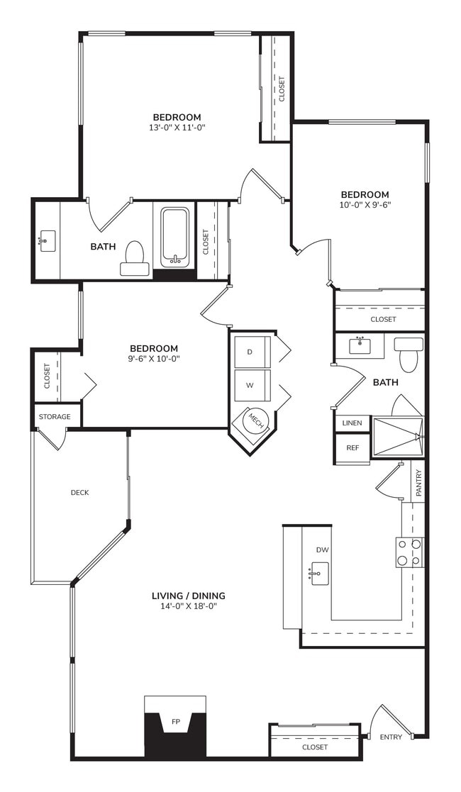 Floorplan - Windsor Juanita Bay