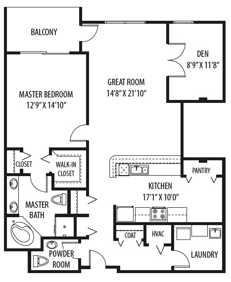 Floorplan - Two Itasca Place