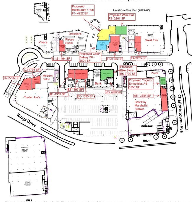 Retail Level Plan - Met Terraces