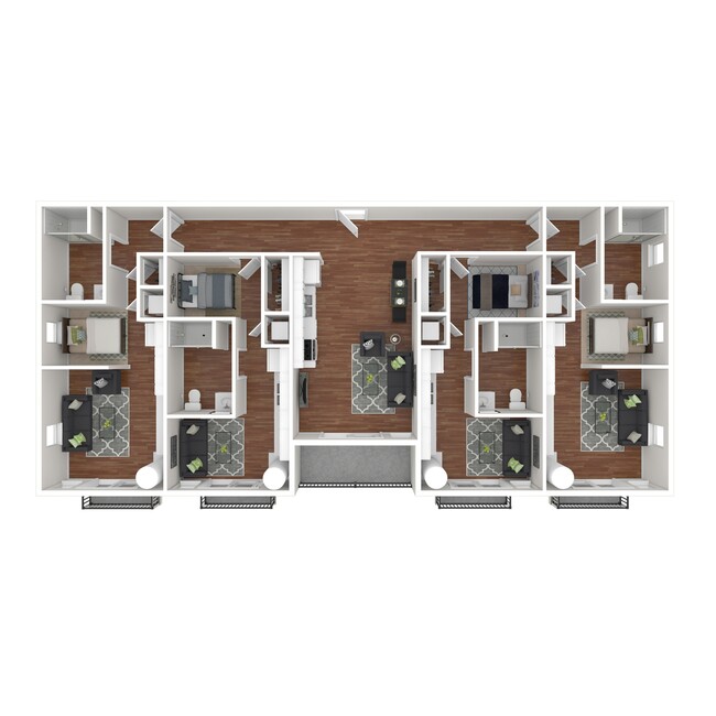 The Qube CQ - 4x4 Floorplan - The Q'ube