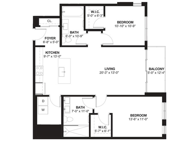 Floorplan - 1620 Central