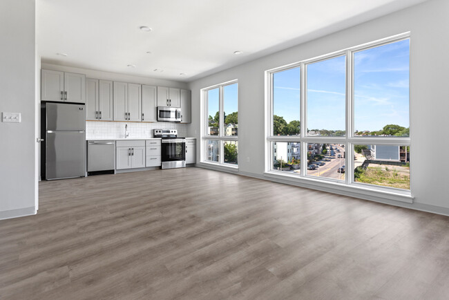 Unit 504 Open-Concept Living Space - The Meeting House