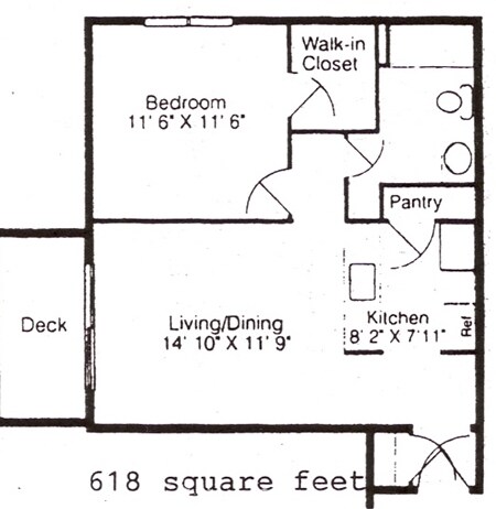 1BR/1BA - Colonial Woods