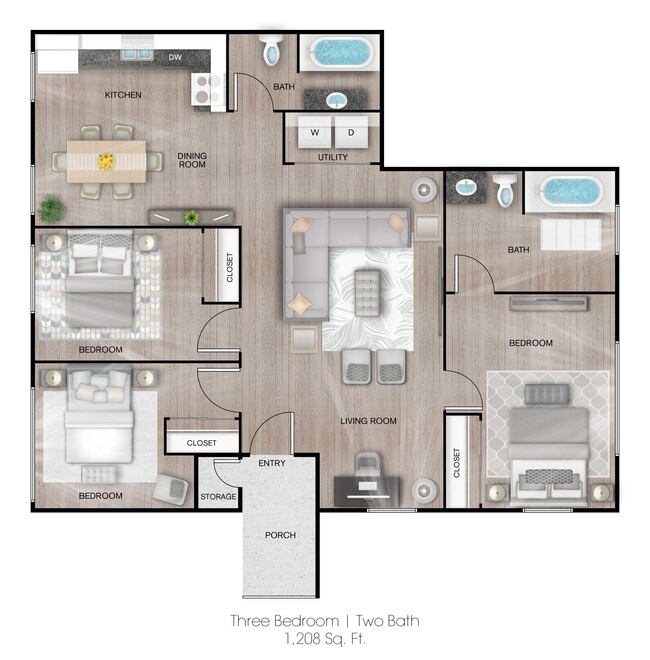Floorplan - The Hamptons