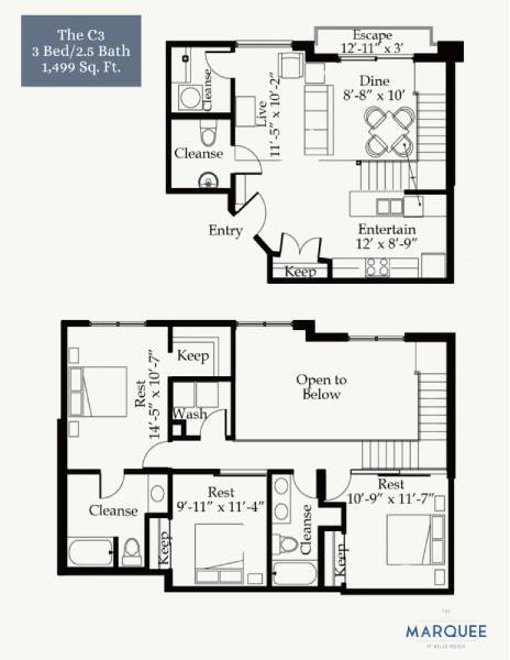Floorplan - Marquee at Belle Meade