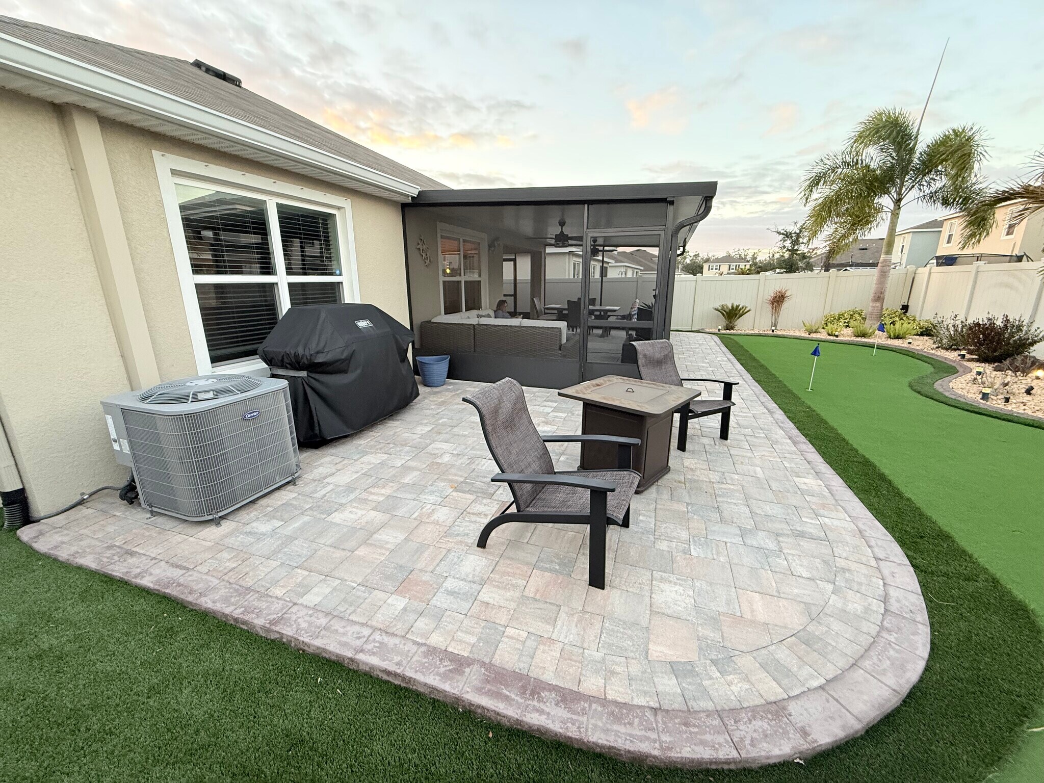 Back yard patio - 17014 Avon Dive Ln