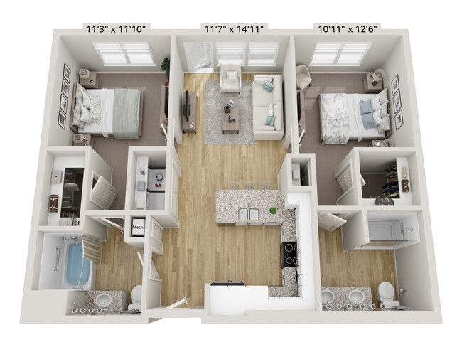 Floorplan - Amberlin South Naples 55+ Active Adult