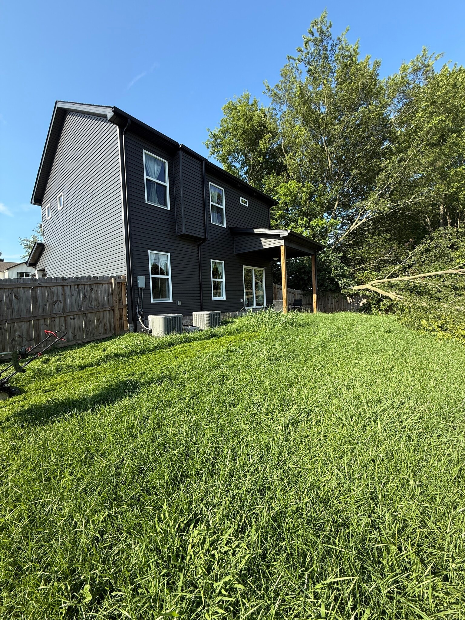 Back yard - 246 King Rd