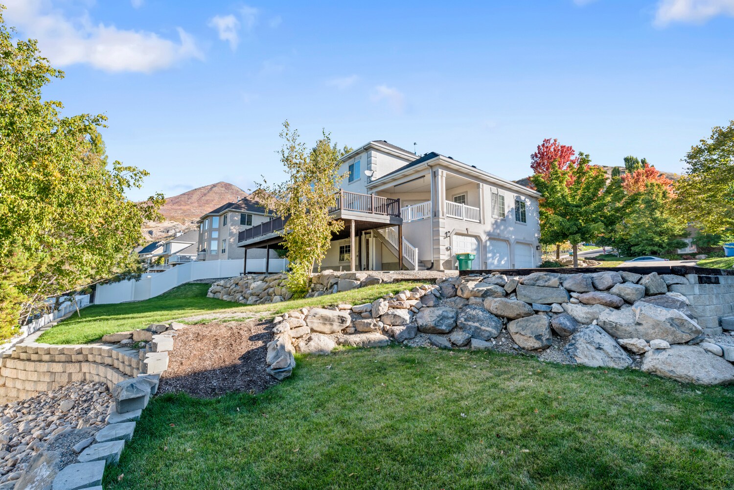 Exterior--West Side/Back - 1807 Skyline Dr