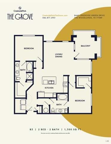 CreeksideParkTheGrove_FloorPlans_B3 - Creekside Park The Grove