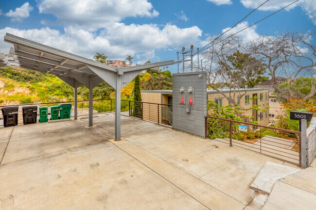 Four parking spaces - 3805 Keating St