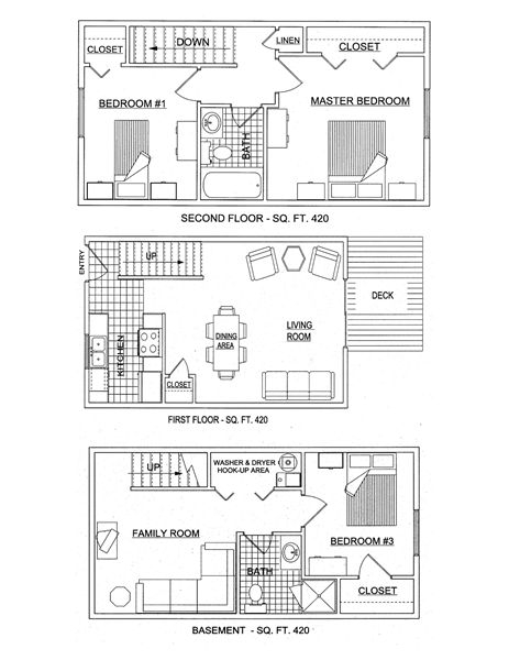 3BR/2BA - Pine Circle Townhomes