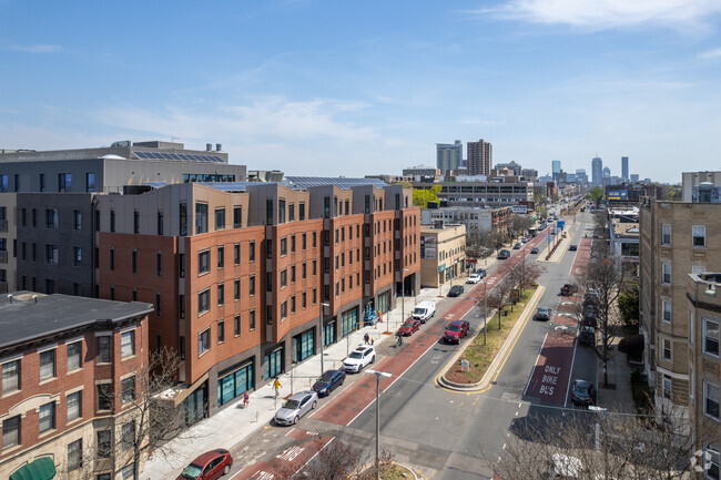 Looking Down Brighton Ave Towards Boston - 55 BRIGHTON AT PACKARD CROSSING