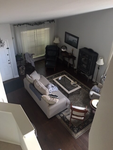 View of Living room from above. - 3809 Willie Mays Ln