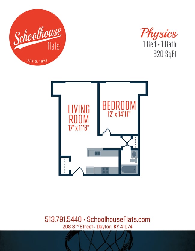 Floorplan - Schoolhouse Flats Apartments