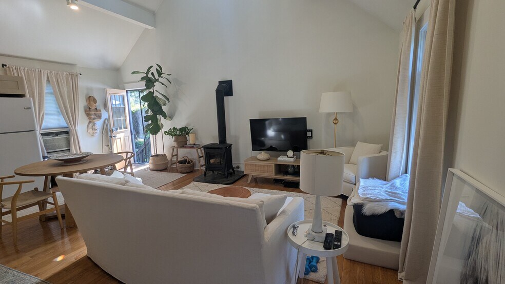 Bright in summer, cozy in winter with gas fireplace. Modern farmhouse vibes! - 156 Henry St