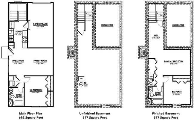 One Bedroom Townhome - Townhomes on Blackhawk Landing